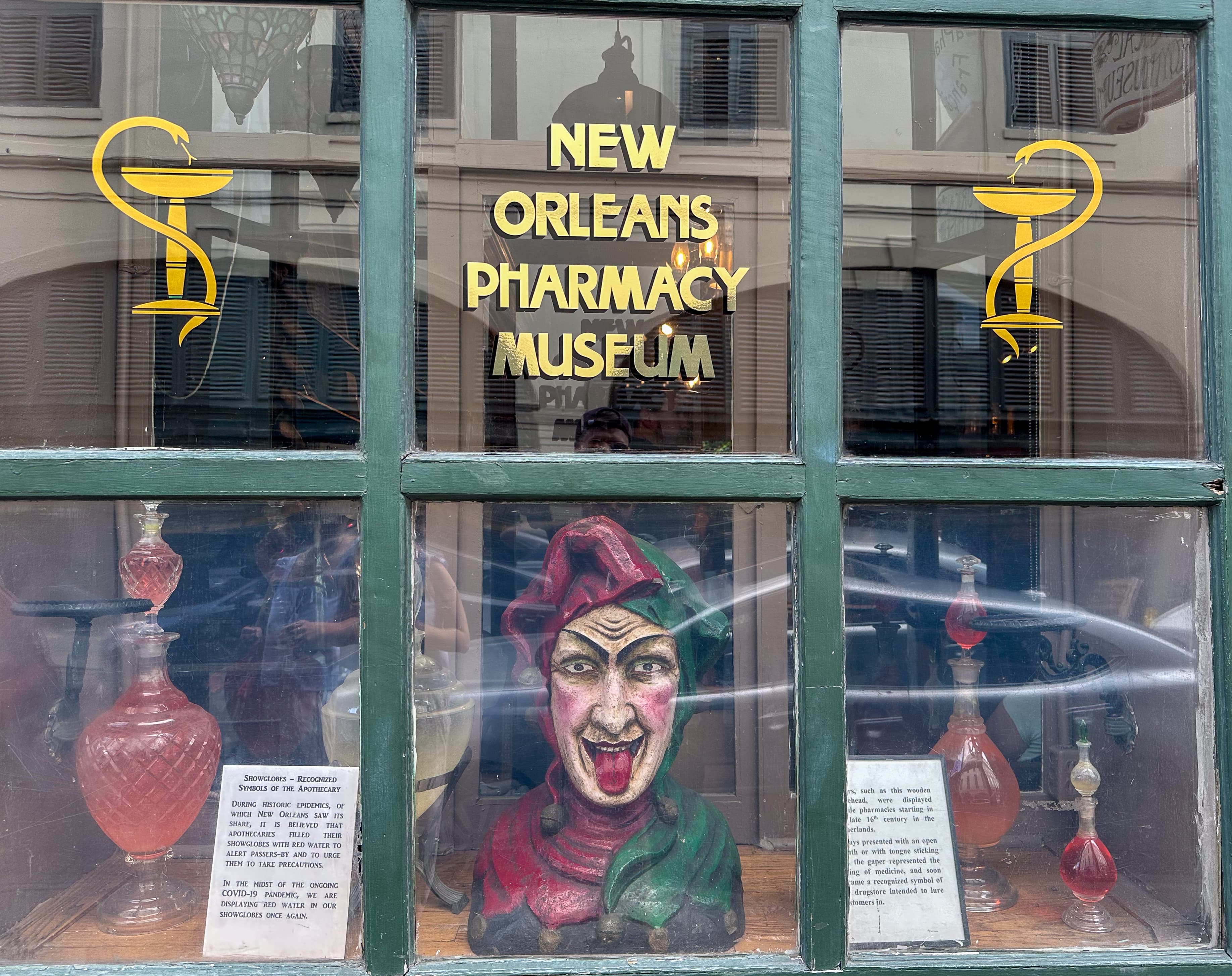 New Orleans Pharmacy Museum Artifacts Display