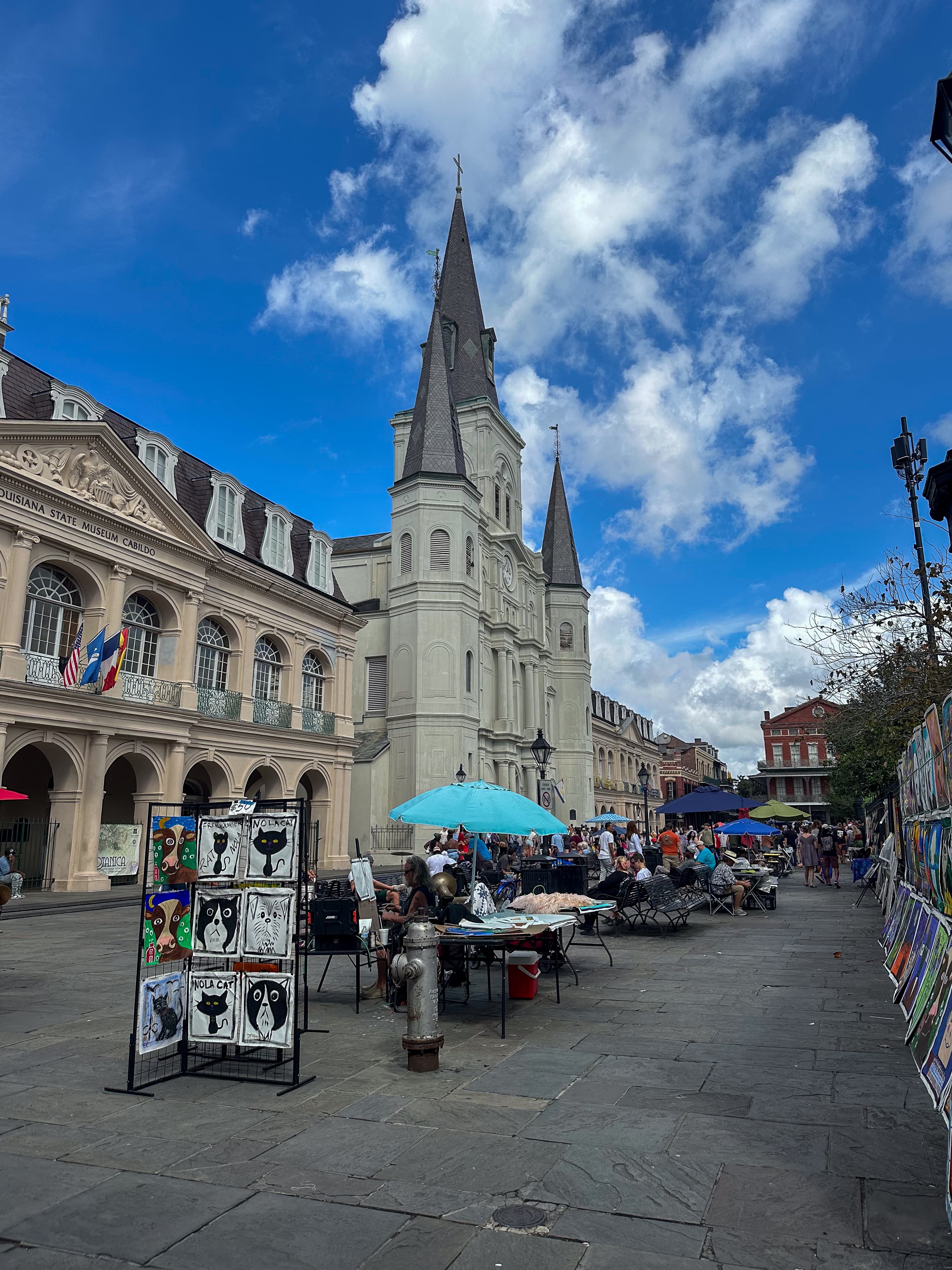 Jackson Square Art Vendors New Orleans