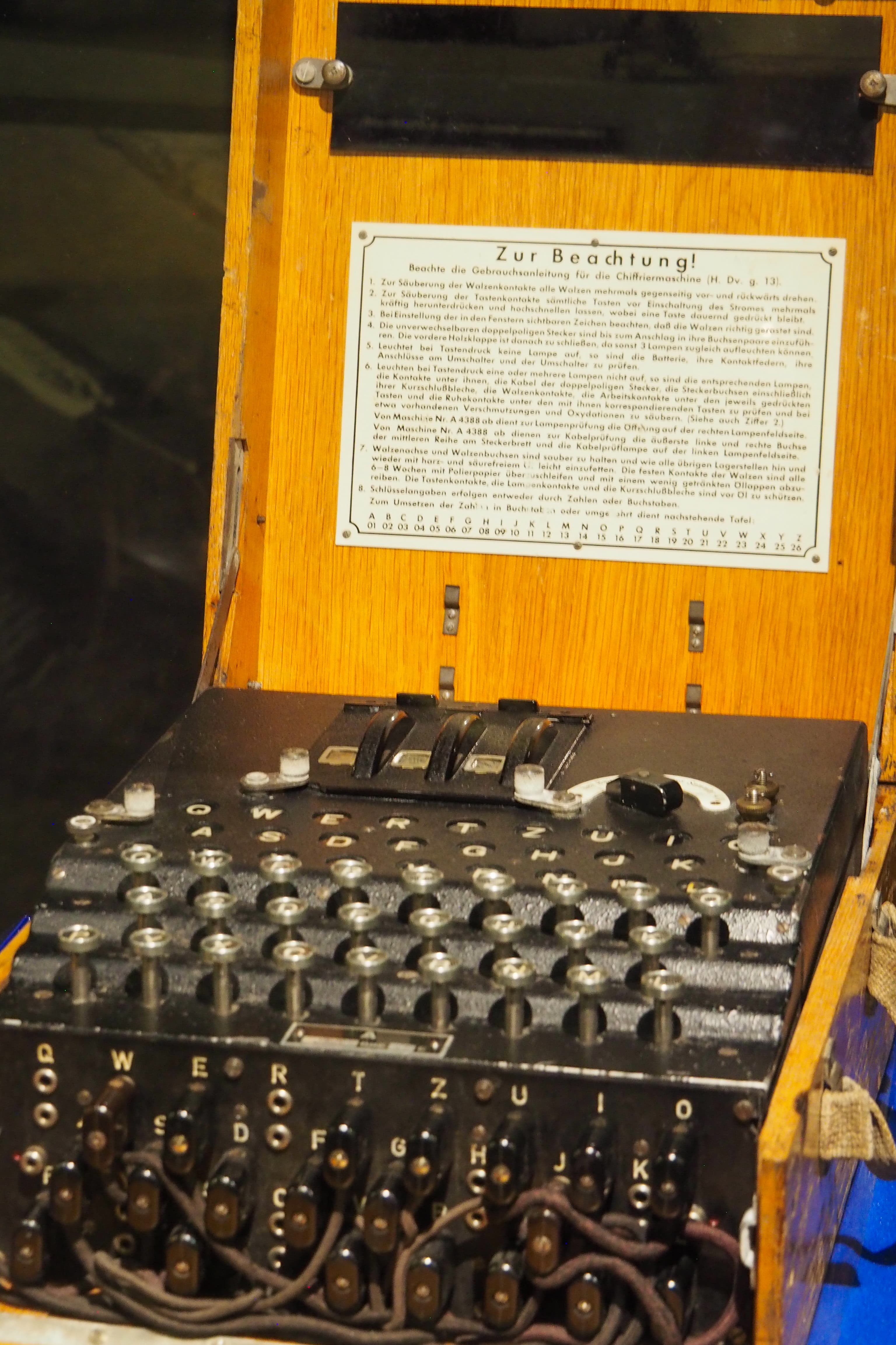 Enigma Machine At National Wwii Museum