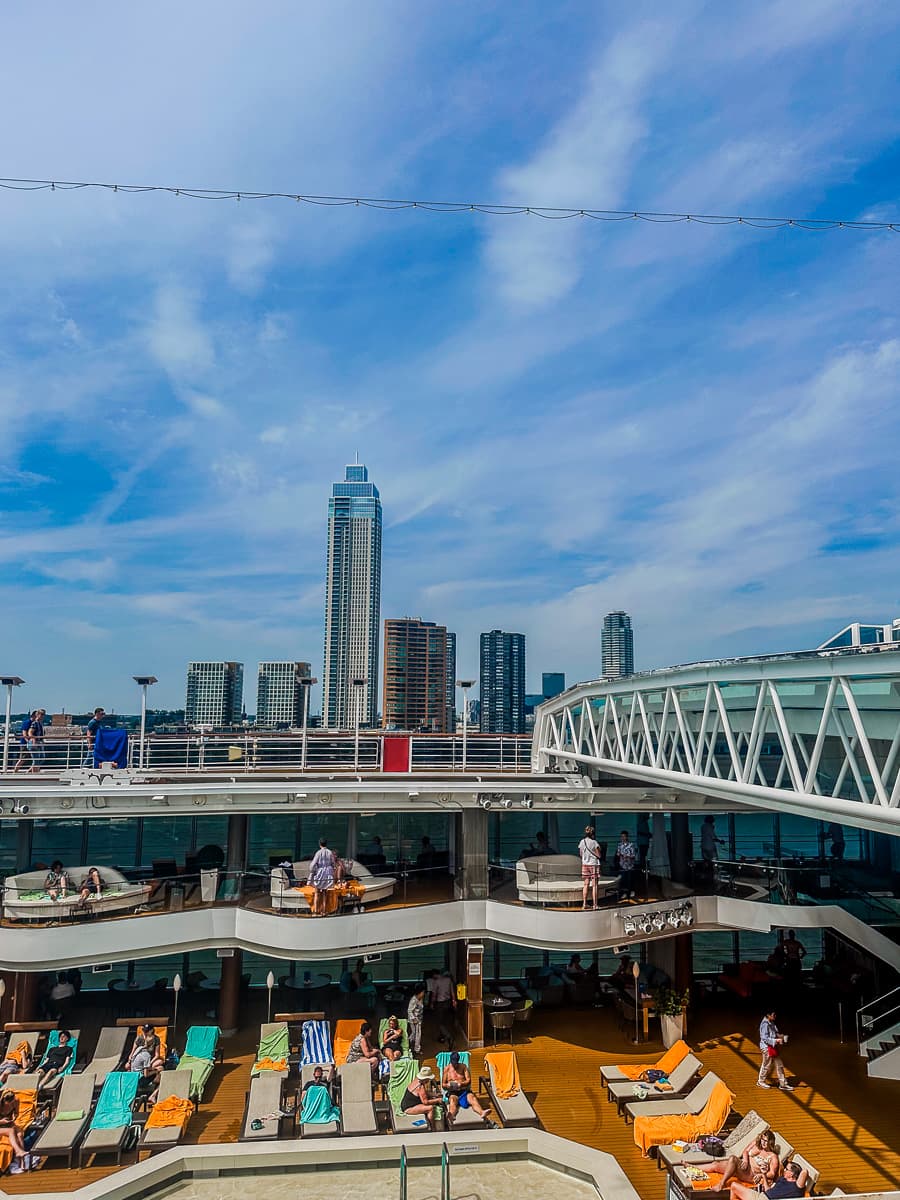 Ms Rotterdam Pool Deck Skyline Views