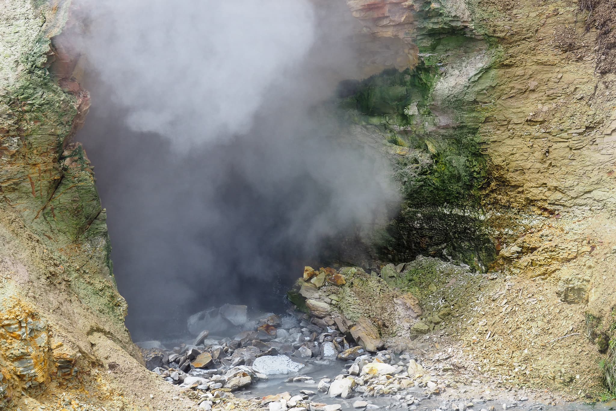 Dragon's Mouth Spring Yellowstone Geothermal Vent