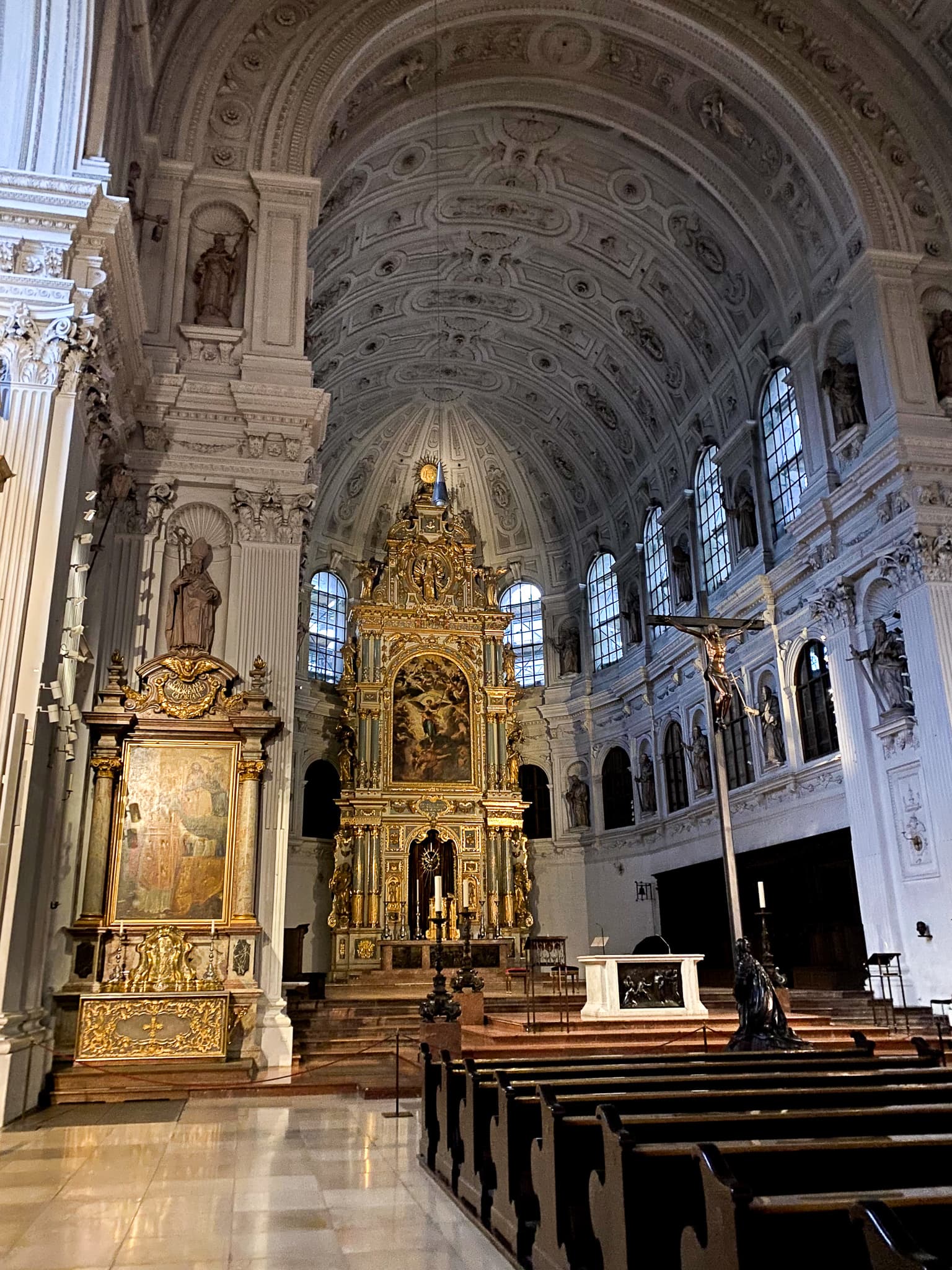 St Michaels Church Munich Interior Baroque Altar