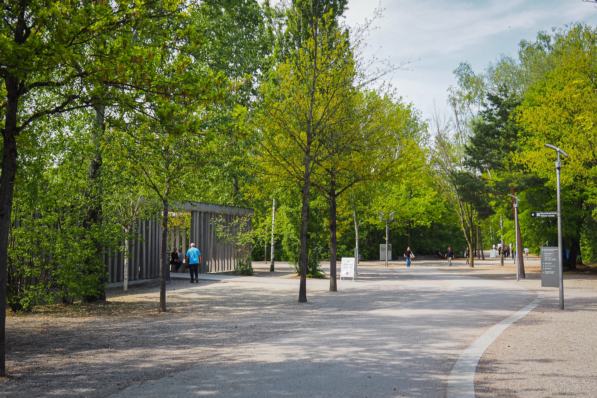 Serene Pathway Dachau Concentration Memorial Bavaria